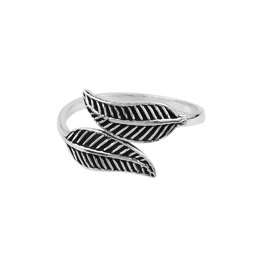 Ringen WeLoveSilver | Zilveren Teenring, Bladeren