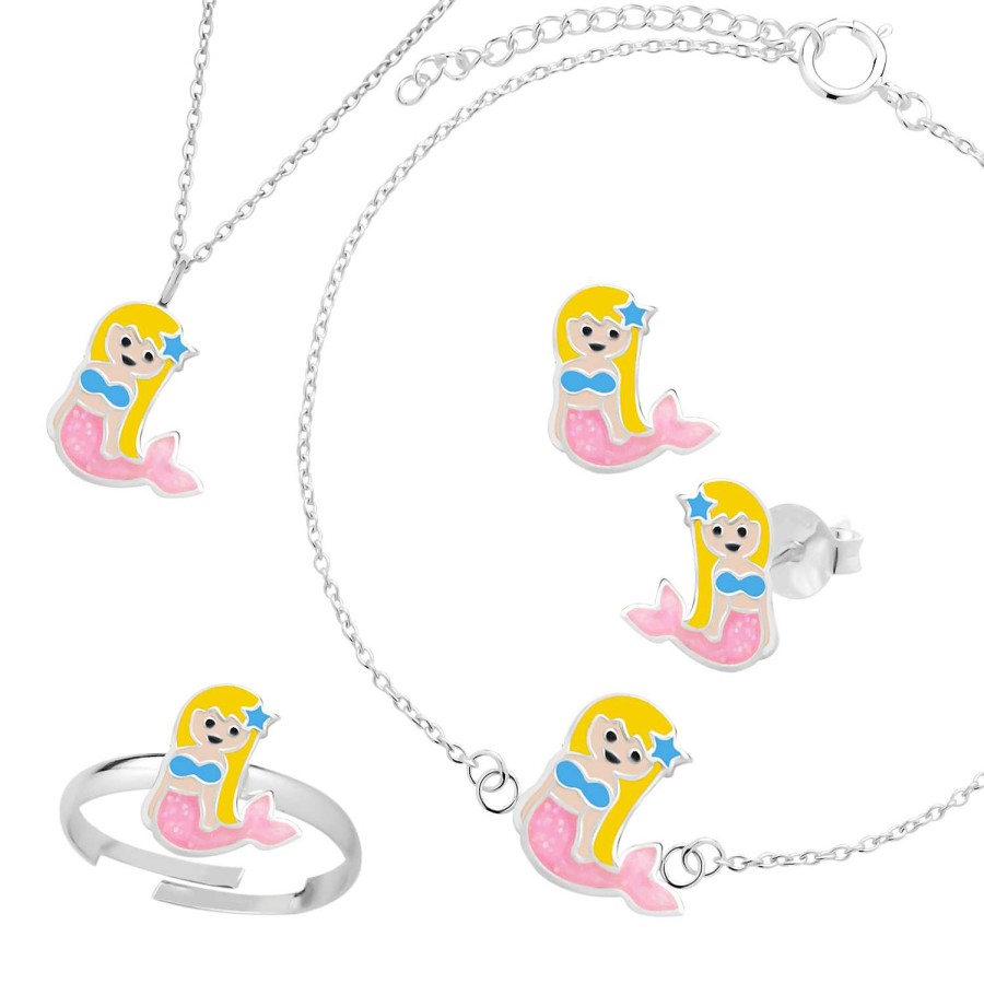 Kids Collectie WeLoveSilver | Complete Set Gekleurde Zeemeermin