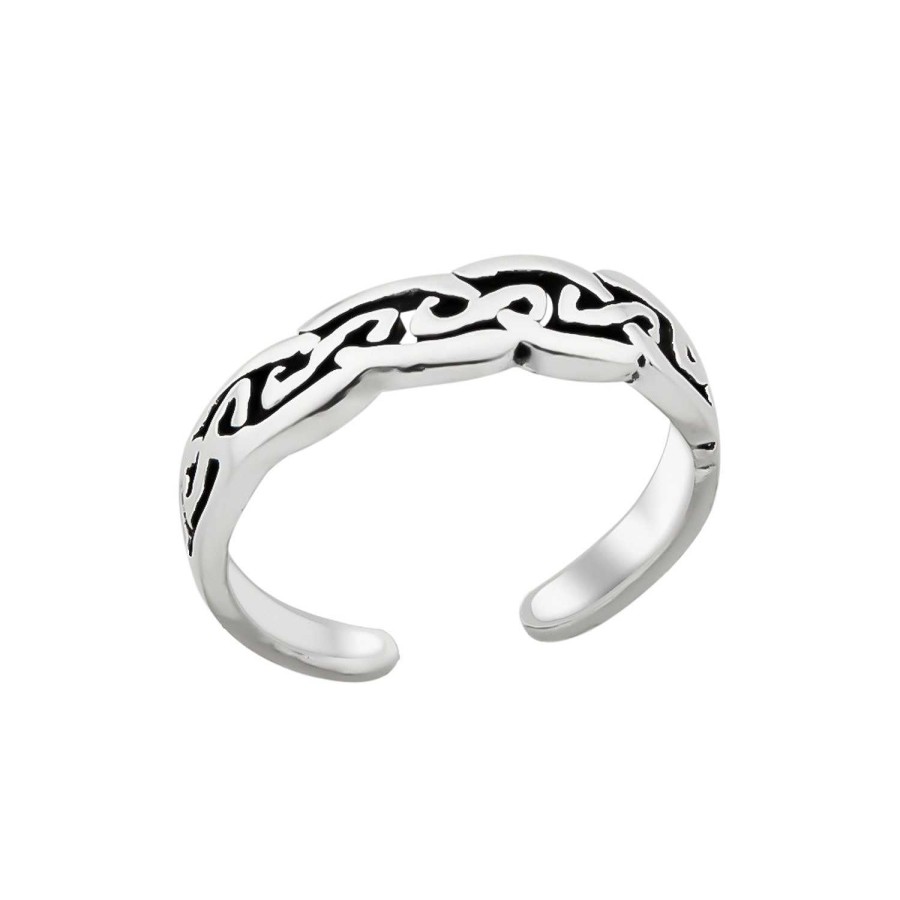 Ringen WeLoveSilver | Zilveren Teenring, Opengewerkte Vormen