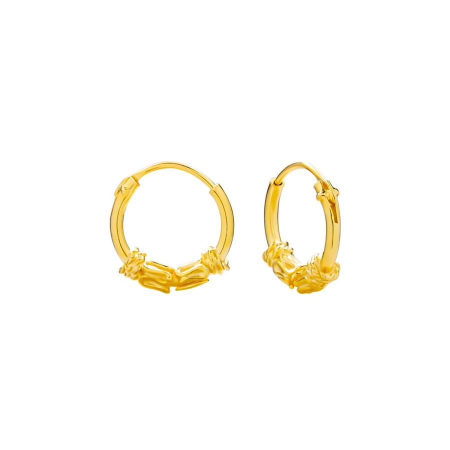 Oorbellen WeLoveSilver | Gold Plated Bali Hoops, Slingertjes En Getwijnde Spiralen