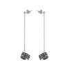 Oorbellen WeLoveSilver | Zilveren Ear Cuff, Blad Design Met Chain