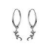 Oorbellen WeLoveSilver | Zilveren Oorringen Met Hanger, Salamander