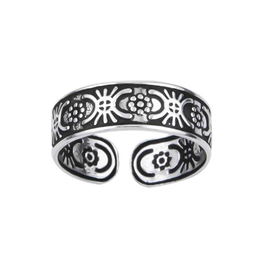 Ringen WeLoveSilver | Zilveren Teenring, Bloemetjes En Zonnetjes