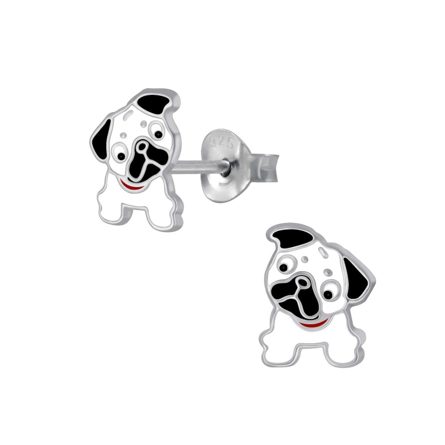 Kids Collectie WeLoveSilver | Zilveren Oorstekers, Puppy'S