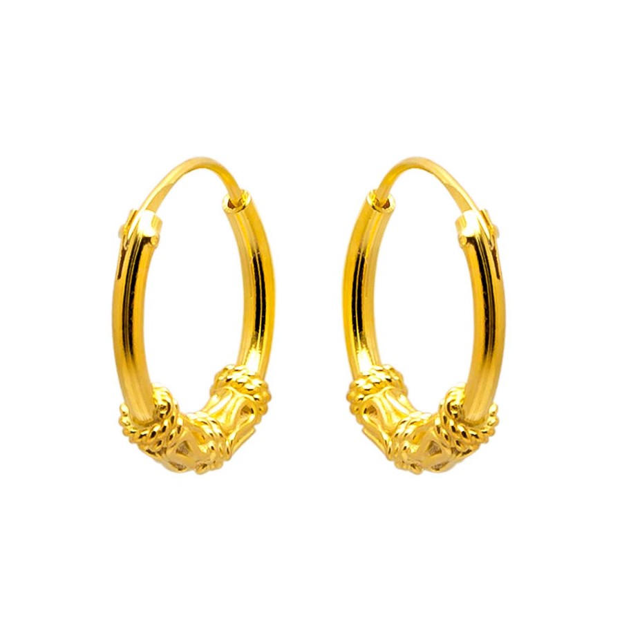 Oorbellen WeLoveSilver | Gold Plated Oorringen, Bali Hoops, Getwijnd En Slingertjes