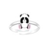 Kids Collectie WeLoveSilver | Zilveren Ring, Panda