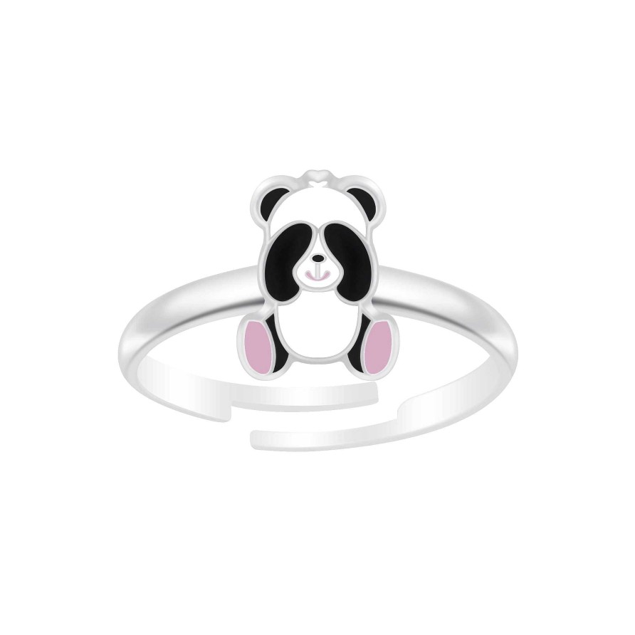 Kids Collectie WeLoveSilver | Zilveren Ring, Panda