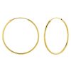 Oorbellen WeLoveSilver | Gold Plated Oorringen, 30 Mm, 1.2 Mm Dik