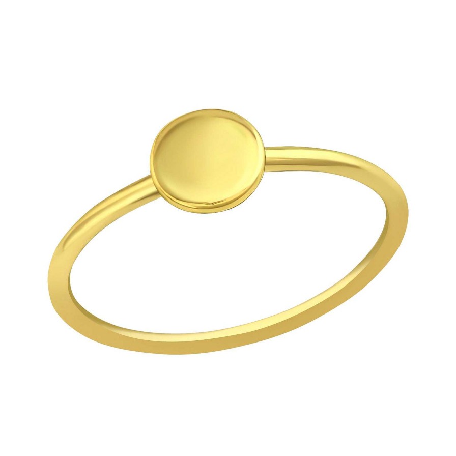 Ringen WeLoveSilver | Gold Plated Basic Ring