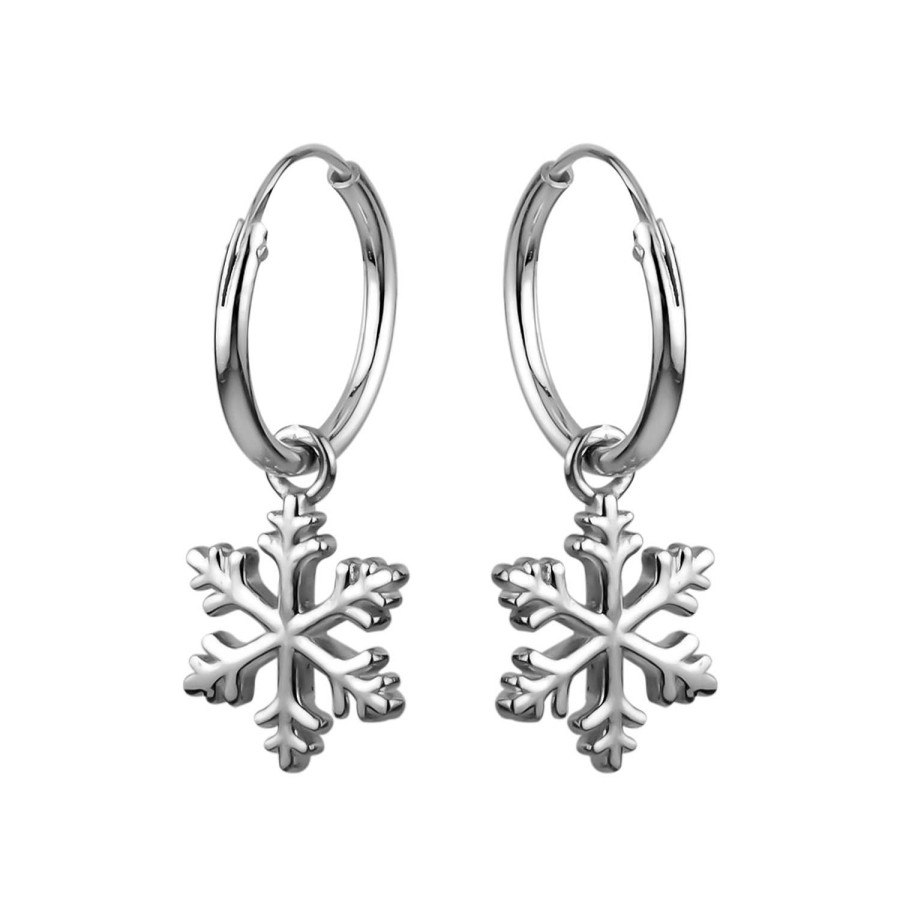 Oorbellen WeLoveSilver | Zilveren Oorringen Met Hanger, Ijskristal