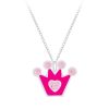 Kids Collectie WeLoveSilver | Zilveren Ketting Met Hanger, Kroontje