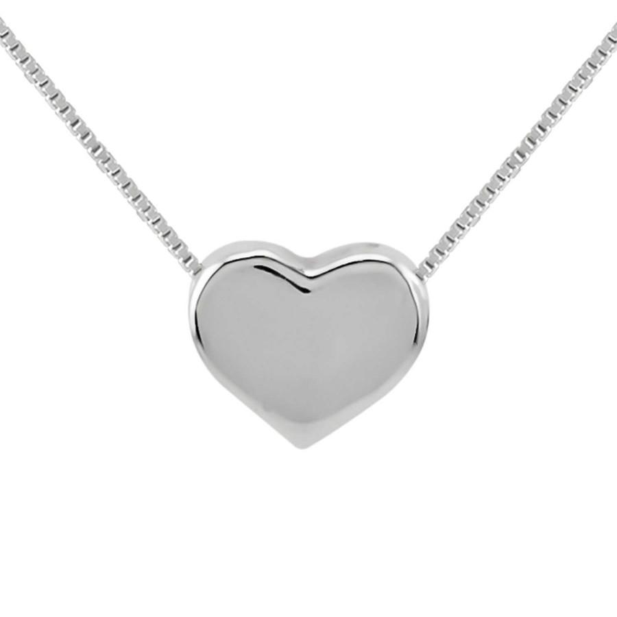 Kettingen WeLoveSilver | Zilveren Ketting, Glad Hartje