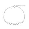 Armbanden WeLoveSilver | Zilveren Armband Met Bolletjes, Infinity Teken En Kristallen