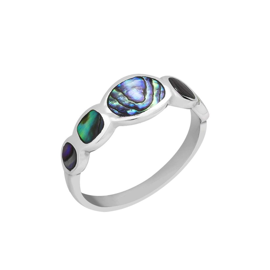 Ringen WeLoveSilver | Zilveren Ring Met Abalone