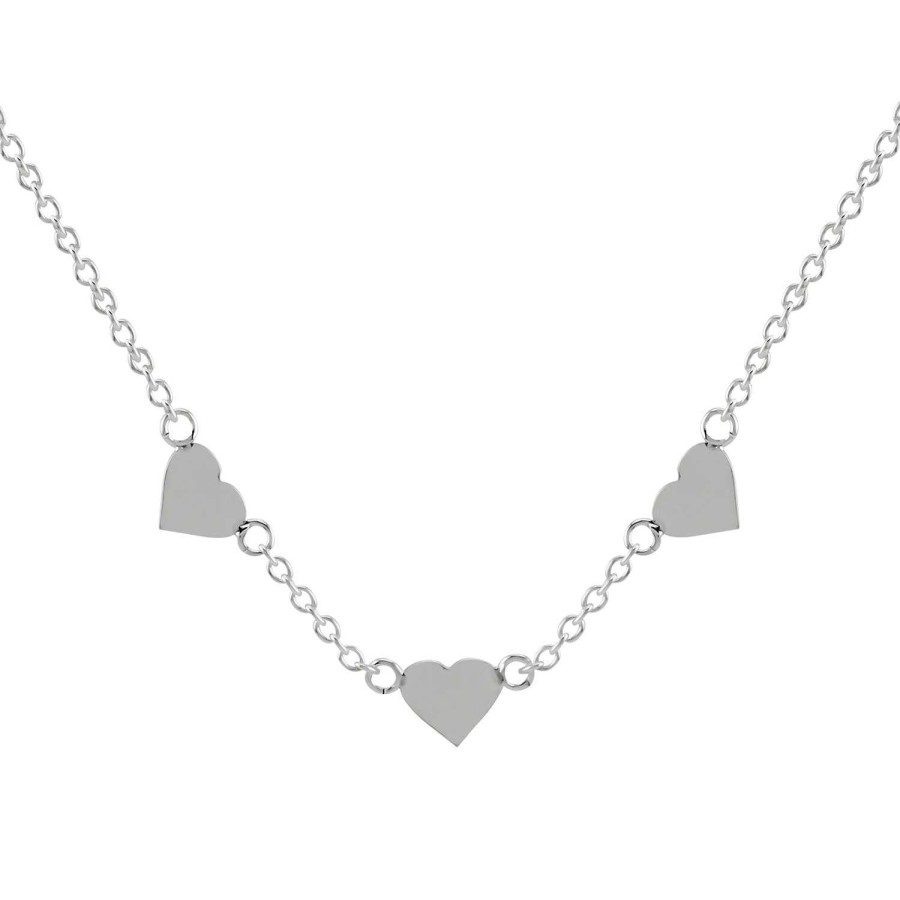 Kettingen WeLoveSilver | Zilveren Ketting, Drie Hartjes