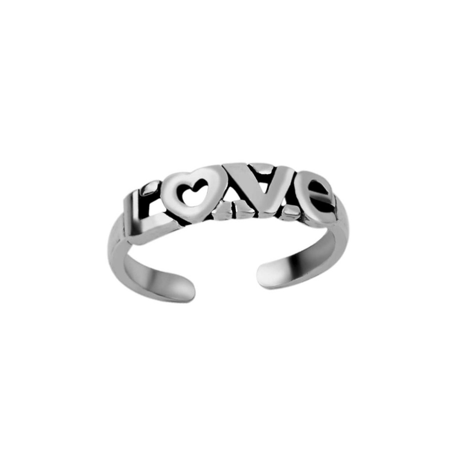 Ringen WeLoveSilver | Zilveren Teenring Love