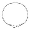 Armbanden WeLoveSilver | Zilveren Armband, Gladde Band Met Licht Gedraaid Detail