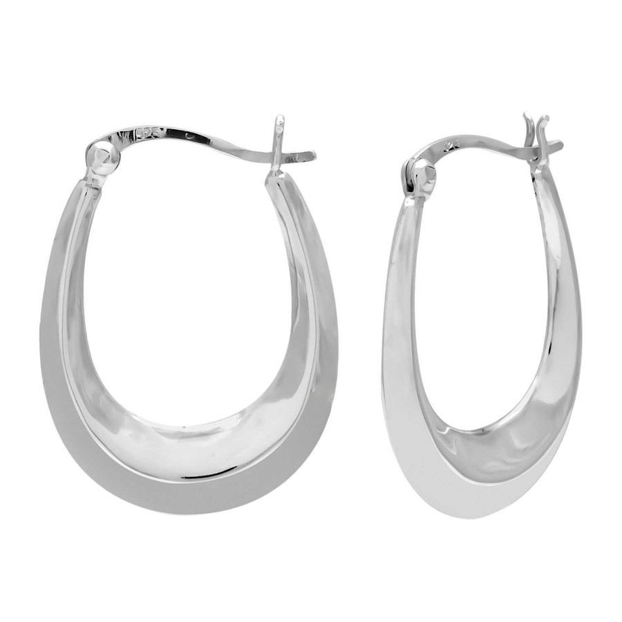 Oorbellen WeLoveSilver | Zilveren Oorringen, Ovale Hoops