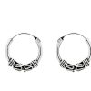 Oorbellen WeLoveSilver | Zilveren Bali Hoops, Slingertjes, Spiraaltjes 12 Mm