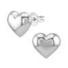 Oorbellen WeLoveSilver | Zilveren Oorstekers, Glad Hart