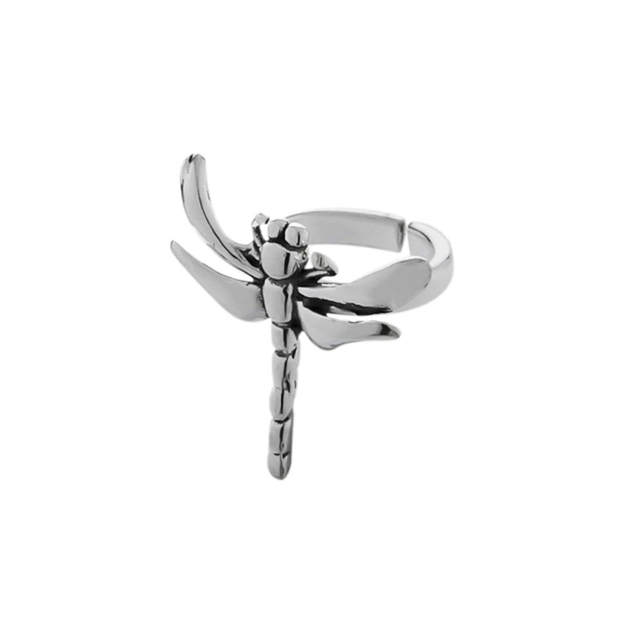 Oorbellen WeLoveSilver | Zilveren Ear Cuff, Libel