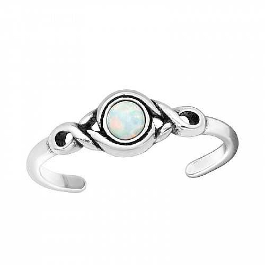 Ringen WeLoveSilver | Zilveren Teenring, Steen