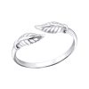 Ringen WeLoveSilver | Zilveren Teenring, Blad