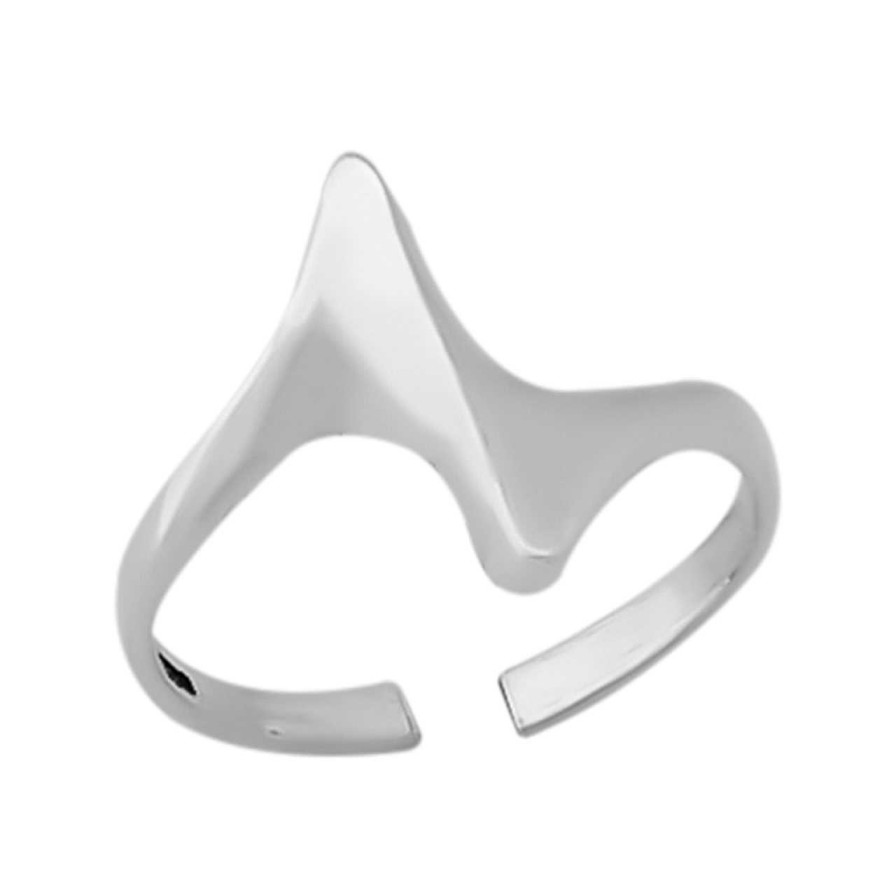 Ringen WeLoveSilver | Zilveren Teenring, Abstracte Vorm