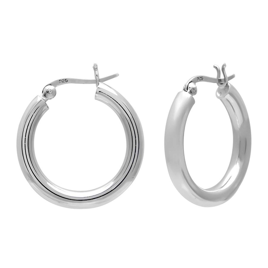 Oorbellen WeLoveSilver | Zilveren Oorringen, Brede Hoops