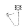 Oorbellen WeLoveSilver | Zilveren Ear Cuff Met Oorsteker, Ster