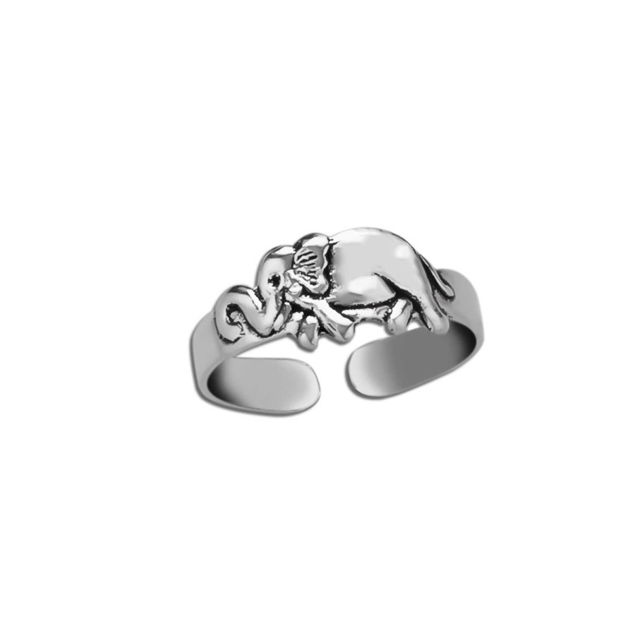 Ringen WeLoveSilver | Zilveren Teenring, Olifantje