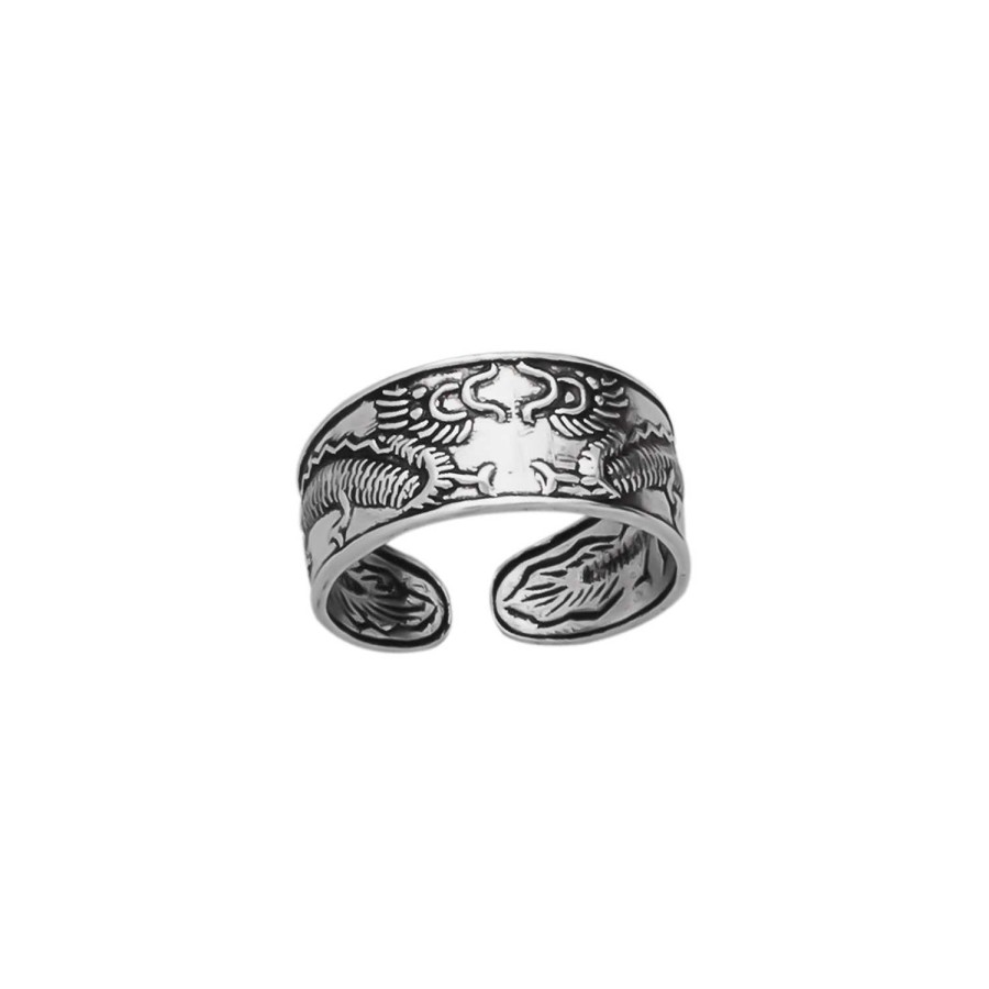 Ringen WeLoveSilver | Zilveren Teenring, Chinese Draak