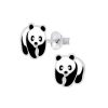 Kids Collectie WeLoveSilver | Zilveren Oorstekers, Panda