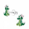 Kids Collectie WeLoveSilver | Zilveren Oorstekers, Dinosaurus, Of Draak