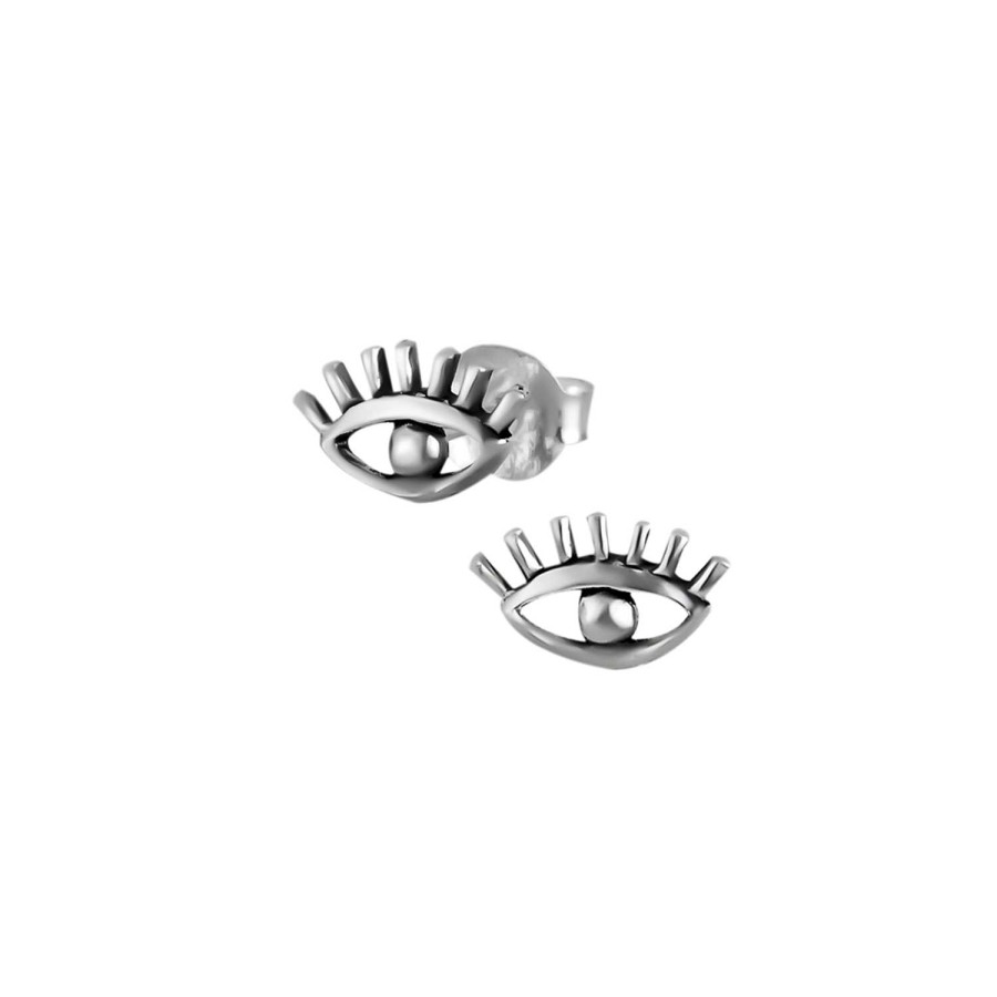 Oorbellen WeLoveSilver | Zilveren Oorstekers, Oog