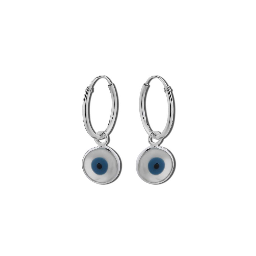 Oorbellen WeLoveSilver | Zilveren Oorringen, Boze Oog