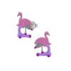 Kids Collectie WeLoveSilver | Zilveren Oorstekers, Flamingo Op Step