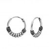 Oorbellen WeLoveSilver | Zilveren Bali Hoops, Getwijnd Met Lange Spiraal