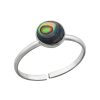 Ringen WeLoveSilver | Zilveren Teenring, Ronde Abalone