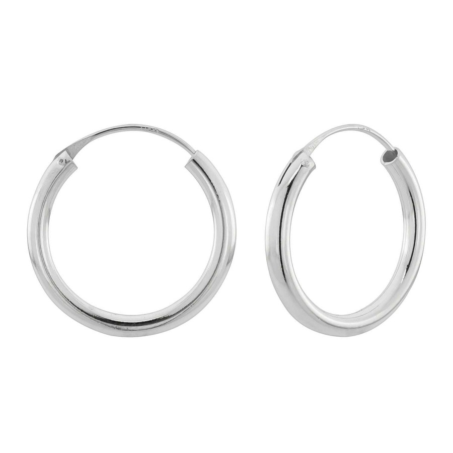 Oorbellen WeLoveSilver | Zilveren Oorringen, 25 Mm, 3 Mm Dik