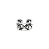 Oorbellen WeLoveSilver | Zilveren Ear Cuff, Gedraaid Detail